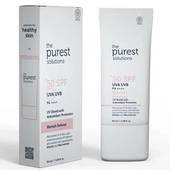 THE PUREST SOLUTIONS BLEMISH DEFENSE ANTIOXIDANT PROTECTION SPF50+ 50ML