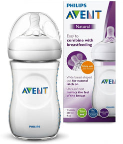 AVENT BIBERON NATURAL 260ML/90Z