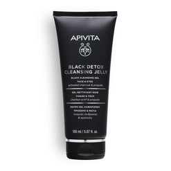 Parafeel - Parapharmacie en ligne - Apivita black detox cleansing gel face&amp;eye 150ml