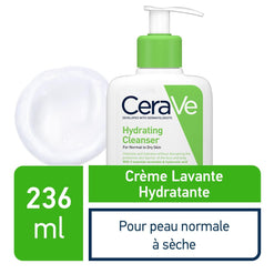 Parafeel - Parapharmacie en ligne - Cerave crème lavante hydratante peau normale à sèche | 236ml