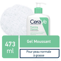 Parafeel - Parapharmacie en ligne - Cerave gel moussant nettoyant peau normale à grasse | 473ml