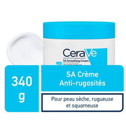 CeraVe SA crème Anti-Rugosités Peau sèche et Squameuse | 340g