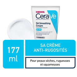 CeraVe SA crème Anti-Rugosités Peau sèche et Squameuse | 177ml