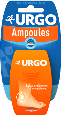 Parafeel - Parapharmacie en ligne - Urgo Ampoules Traitement Talon 5 Pansements Grand Format